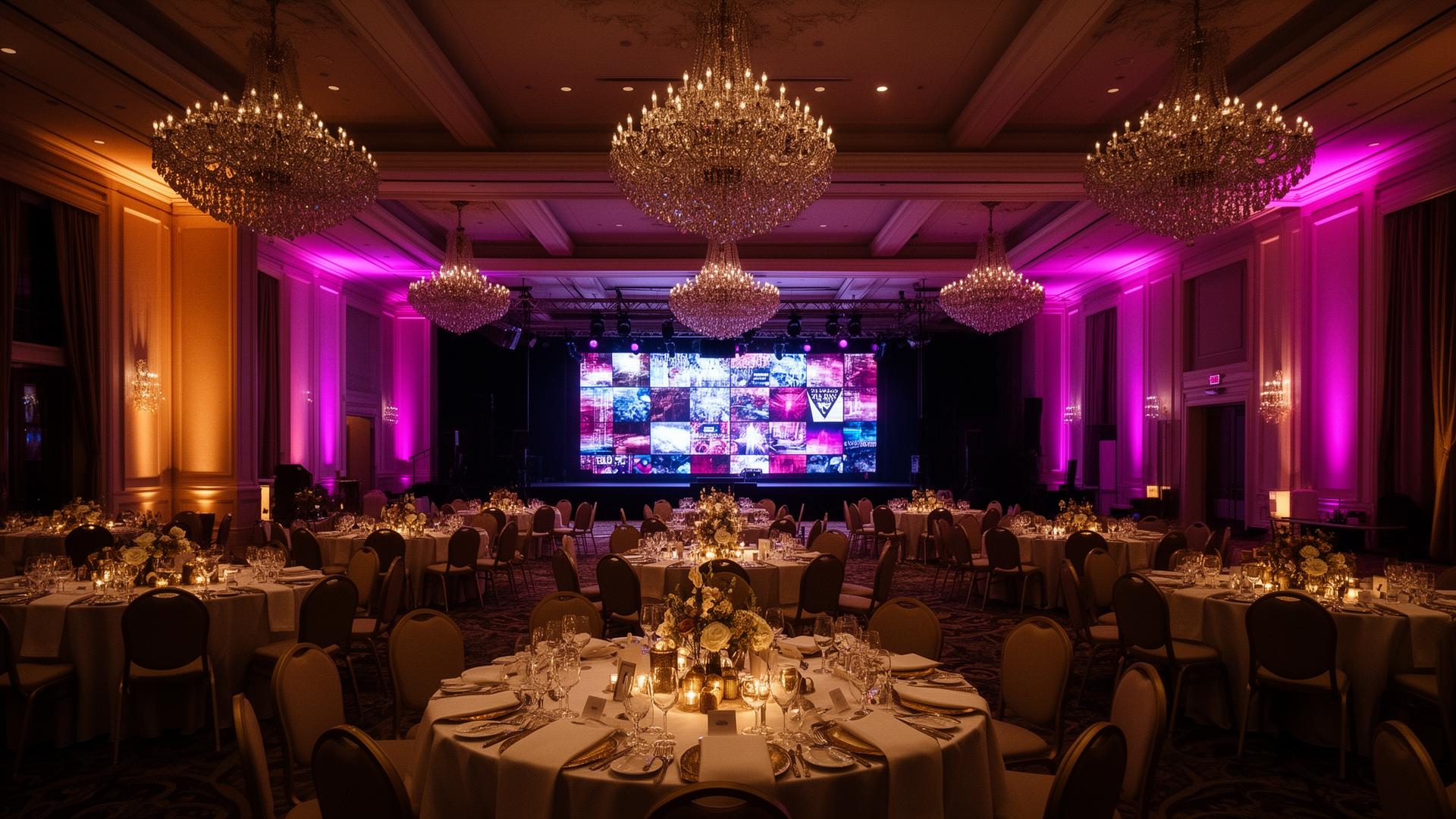 Patron Event Center ballroom